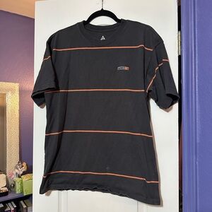 Nike ACG Black Tee with Orange Stripes – Casual Gorpcore